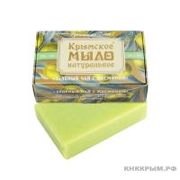 Крымское натуральное мыло на оливковом масле, 100г  : Зеленый чай
